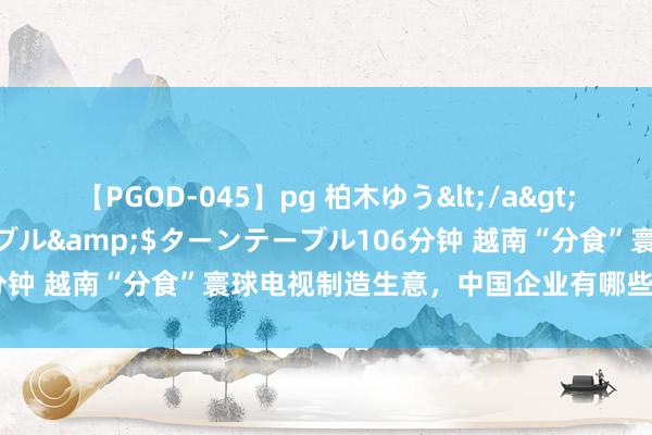 【PGOD-045】pg 柏木ゆう</a>2011-09-25ターンテーブル&$ターンテーブル106分钟 越南“分食”寰球电视制造生意，中国企业有哪些契机和挑战？